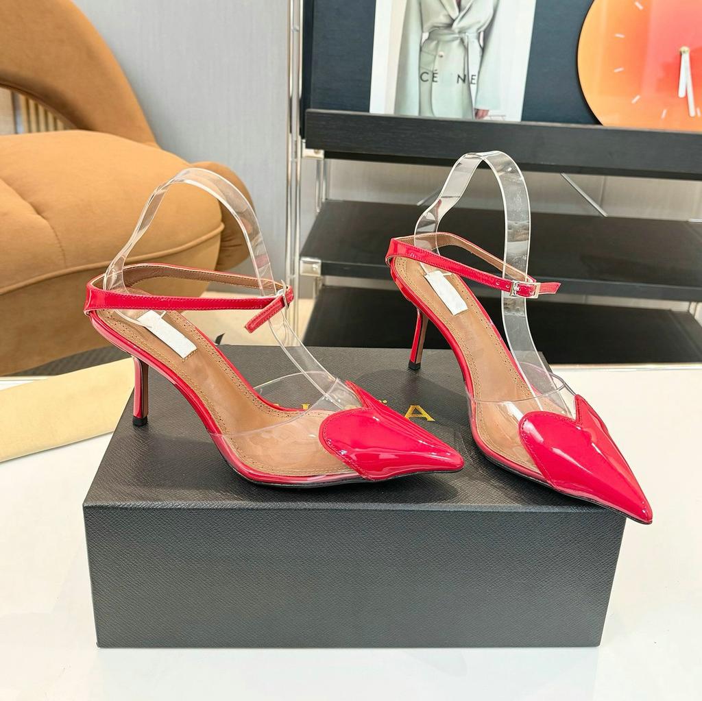 Fashion 2025 Summer New Gold Flower Square Thin Heel Single Shoes With Sexy Open Toe Design Sense Women Sandals