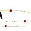 5Pcs Fast Fishing Bobber Set Fishing Float Device Winter Ice Fishing Rod Top Tip Rod Front End Section Bobber Indicator