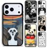 Cute Panda Fashion Phone Case For iPhone 17 16 15 14 13 12 11 Pro Max Plus 17Air Soft Silicone Cover
