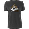 Foo Fighters T-Shirt Dreieck Rock Offiziell Neu Heidegrau Unisex T-Shirt