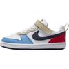 (PS) Court Borough Low Recraft 'White Thunder Blue Light Crimson' Kids' DV5457-124