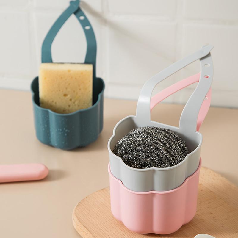 Kitchen Sink Drain Rack Hanging Soap Sponge Holder Shelf Adjustable Storage Basket Bathroom Faucet Holder Kitchen Accessories