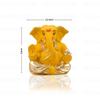 Ceramic Mango Appu Ganesha Idols  Gold Ganesh Idol For Car Dashboard Ganesha Murti Ganpati Idol For Home Decor