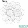 10Pcs 2MM Blanks Acrylic Circle Dis Transparent Transparent Disc  Cake Baking Decor