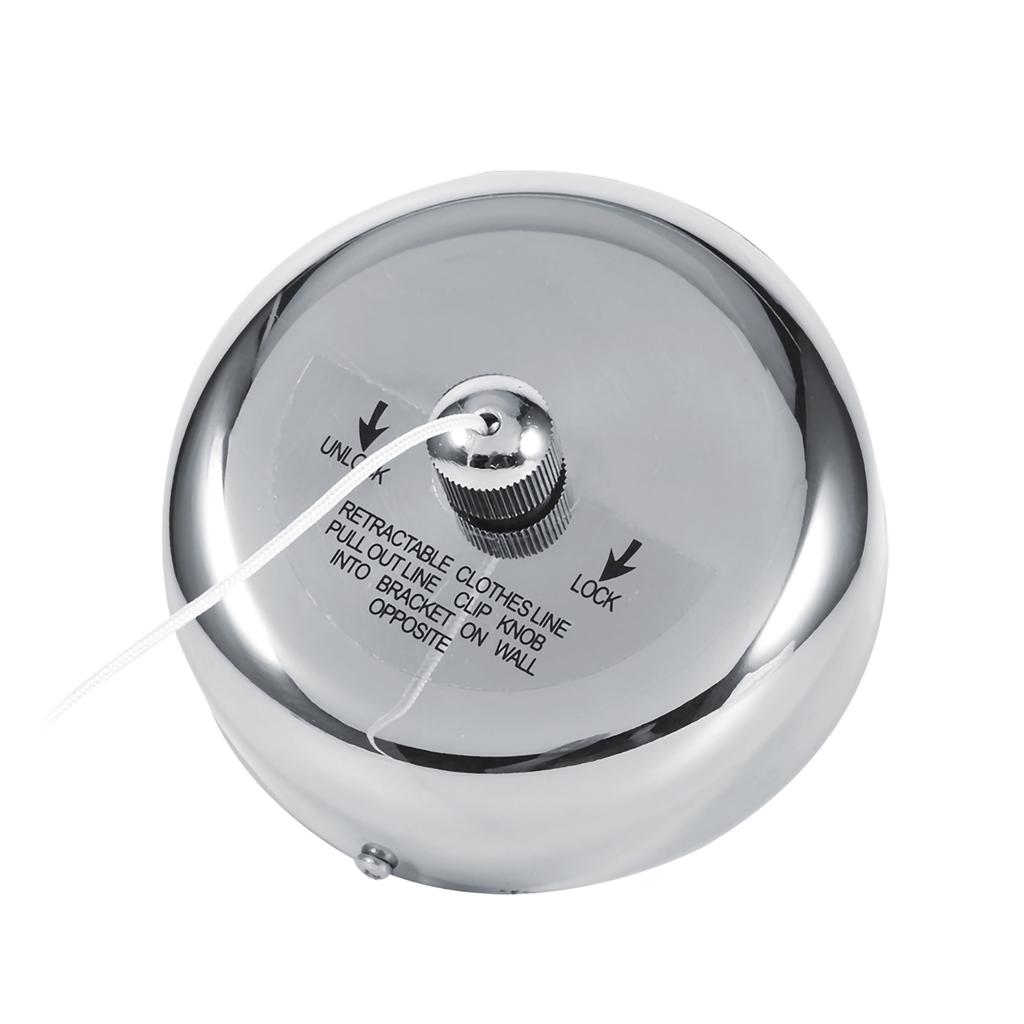 Stainless Steel Retractable Clothes Line Dryer Indoor Outdoor Laundry Single Clothesline Home