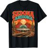 Sedona AZ Retro 70's Alien Sunset Travel Vintage Adventure Unisex T-Shirt