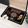 Felpudo Temático Dardos y Cerveza, Alfombra de Suelo Lavable Antideslizante para Interiores y Exteriores, Entrada, Cocina, Autocaravana y Decoración del Hogar