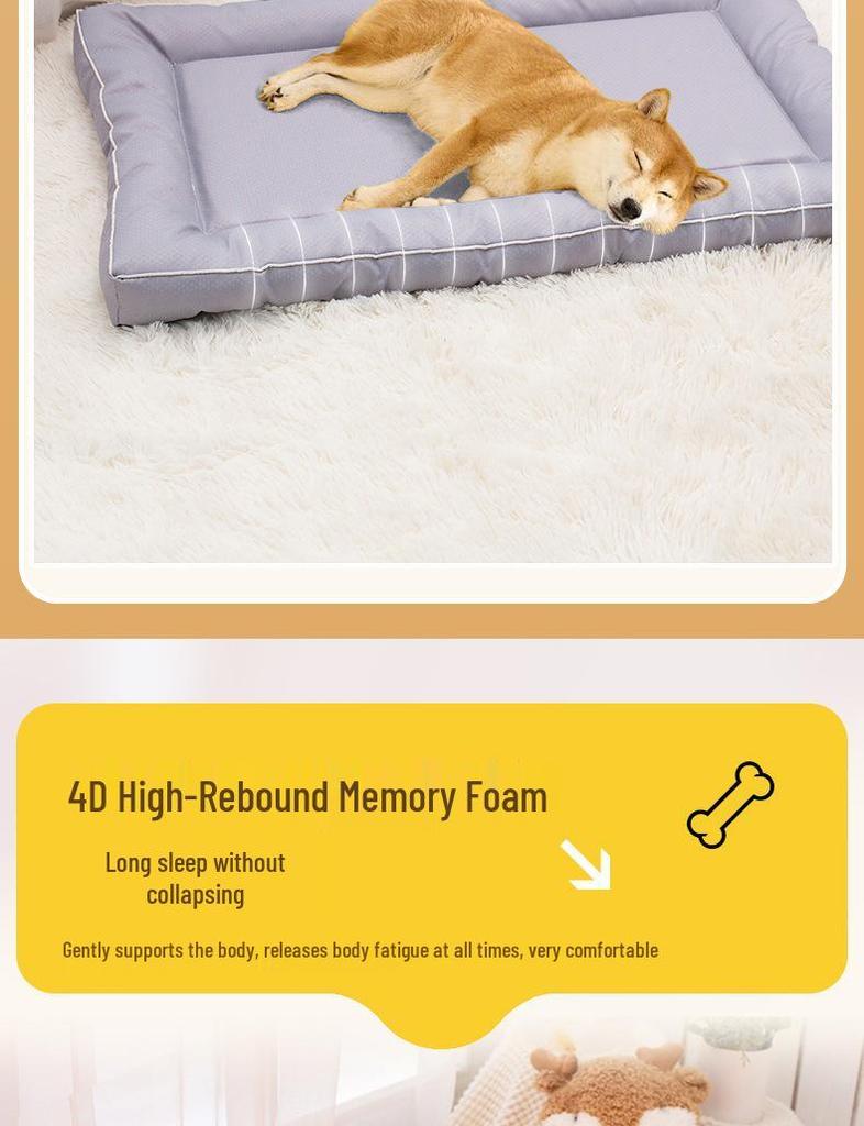 Tear-Resistant Non-Slip Waterproof Large Dog and Cat Bed Mat