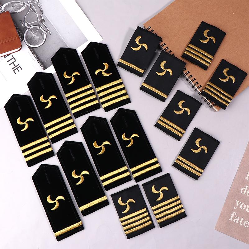 1 pár Ozdoba na oblečení Epolety Nárameníky Námořník Řemeslné Ramenní nášivky DIY Oblečení Dekor Doplňky