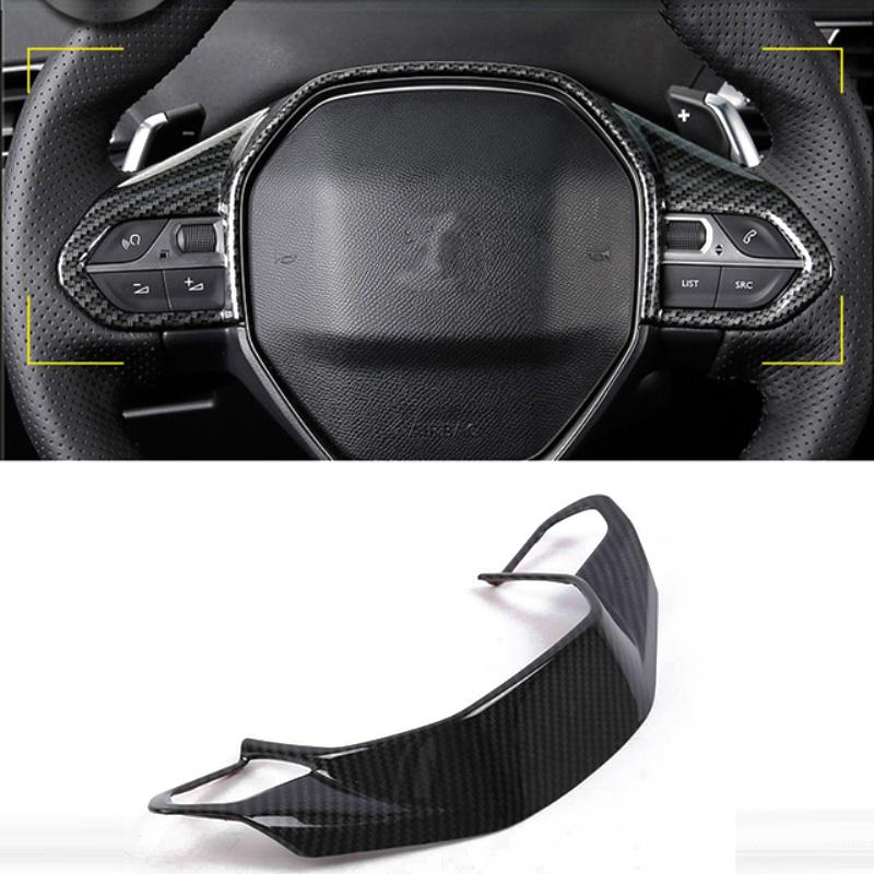 For Peugeot 3008 5008 GT 2017-   ABS Window Lift Switch gear water cup Panel air condition outlet Cover interior Accessories