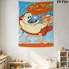 Comic-style Print Pattern Home Decor Tapestry, Wall Hanging, Decorative RV Wall Cloth.ZGT0914403