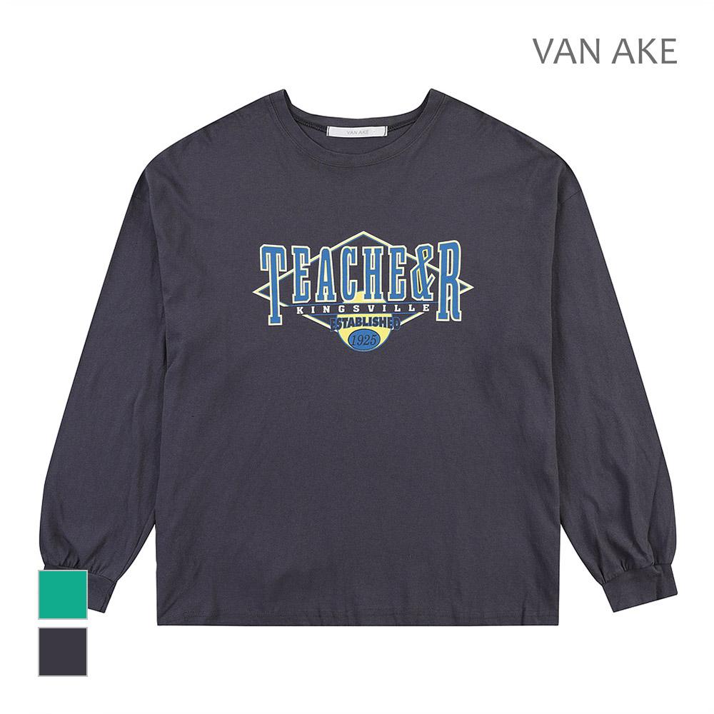 VANAKE Lettering Print T-Shirt_Vb3Ytsm308Z