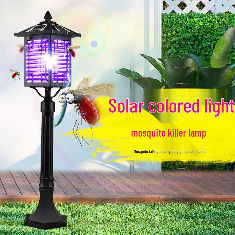 Mosquito Doctor Outdoor Solar Electric Mosquito Killer Lamp