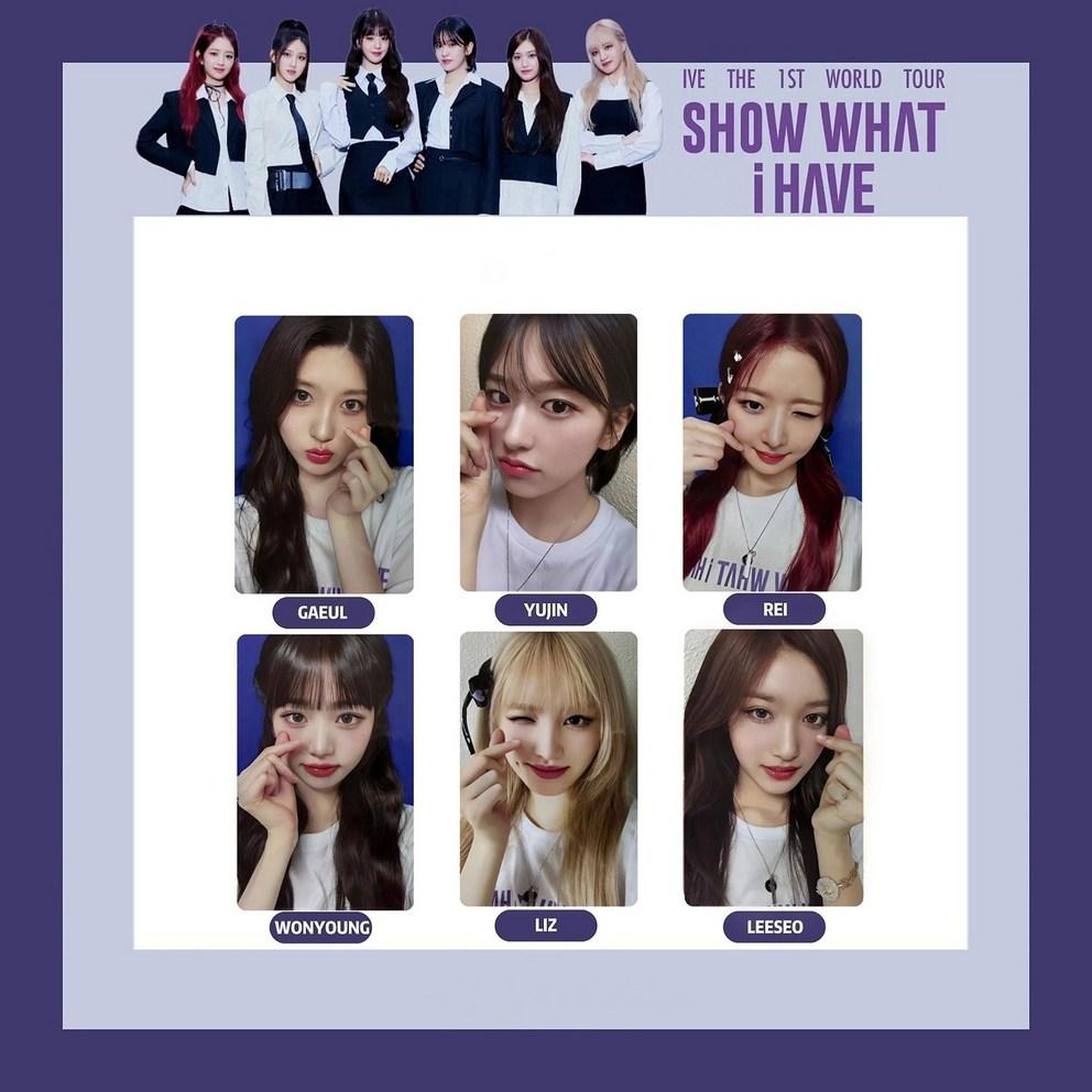 IVE Fotokarty 30 listů 36 listů IVE Fotokarta Switch Alive World Tour MINE