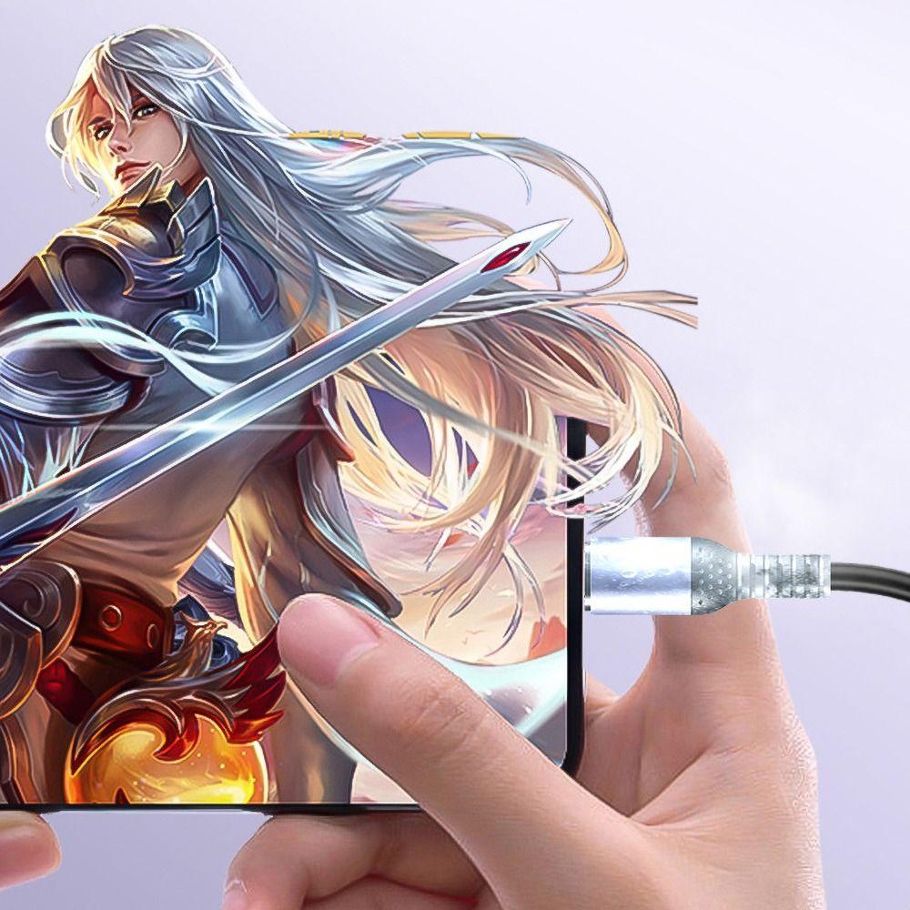 6A 66W Spring Short Charging Cable Retractable USB C To Type C Cable for iPhone Car Power Bank