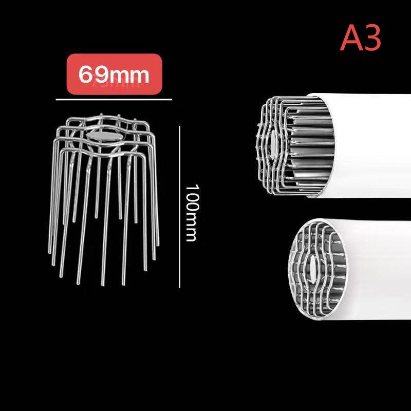 Stainless Steel Drainage Cover Roof Floor Drain Downpipe Strainer Anti-Blocking Gutter Guard Leaf Debris Trap Rain Pipe Cap