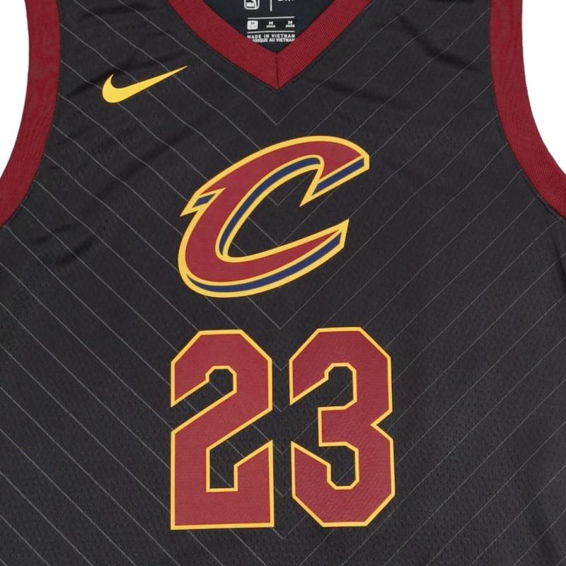 Nike NBA Cleveland Cavaliers LeBron 23 Soft Comfortable Skin-Friendly Basketball Jersey Unisex jersey Black 9Z2B7BZ3P-JAMES