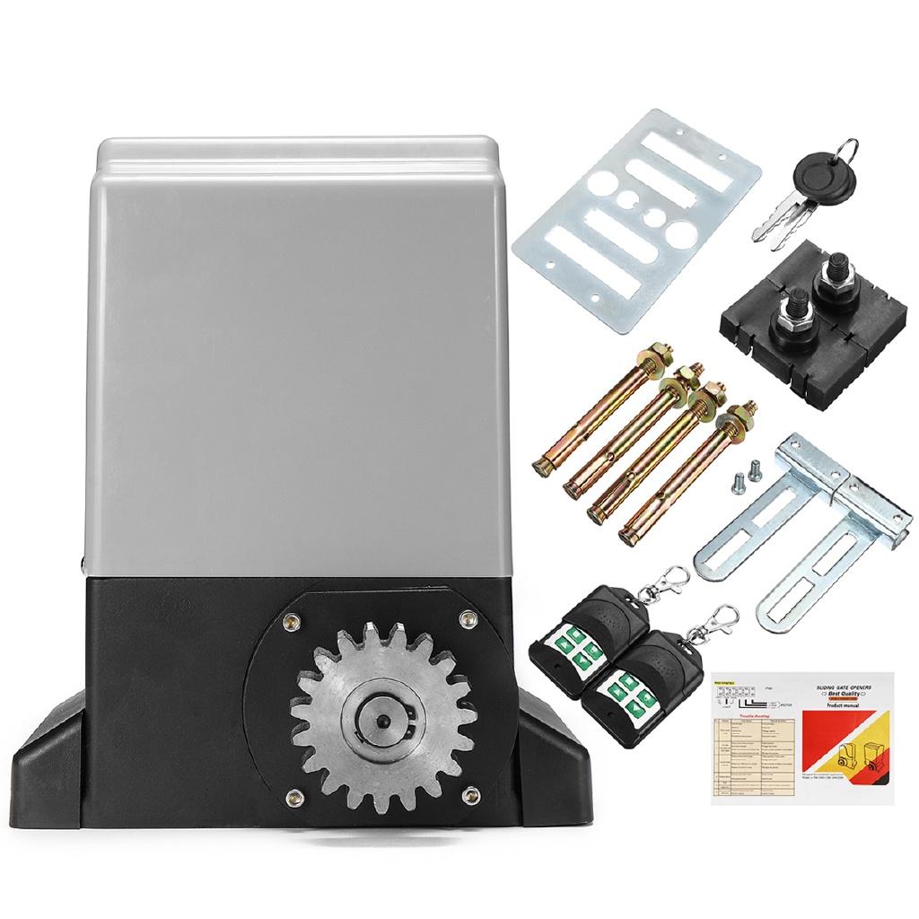 750W Electric Remote Control Sliding Door Machine Flat Door Motor Villa Door Electric Gate Opener with 2 Remote Control