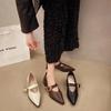 Fashion Design High Heeled Mary Jane 2025 NEW Pointed Toe Women Single Shoes PU Leather Comfort Spring Summer Dress Sexy Women's Shoes