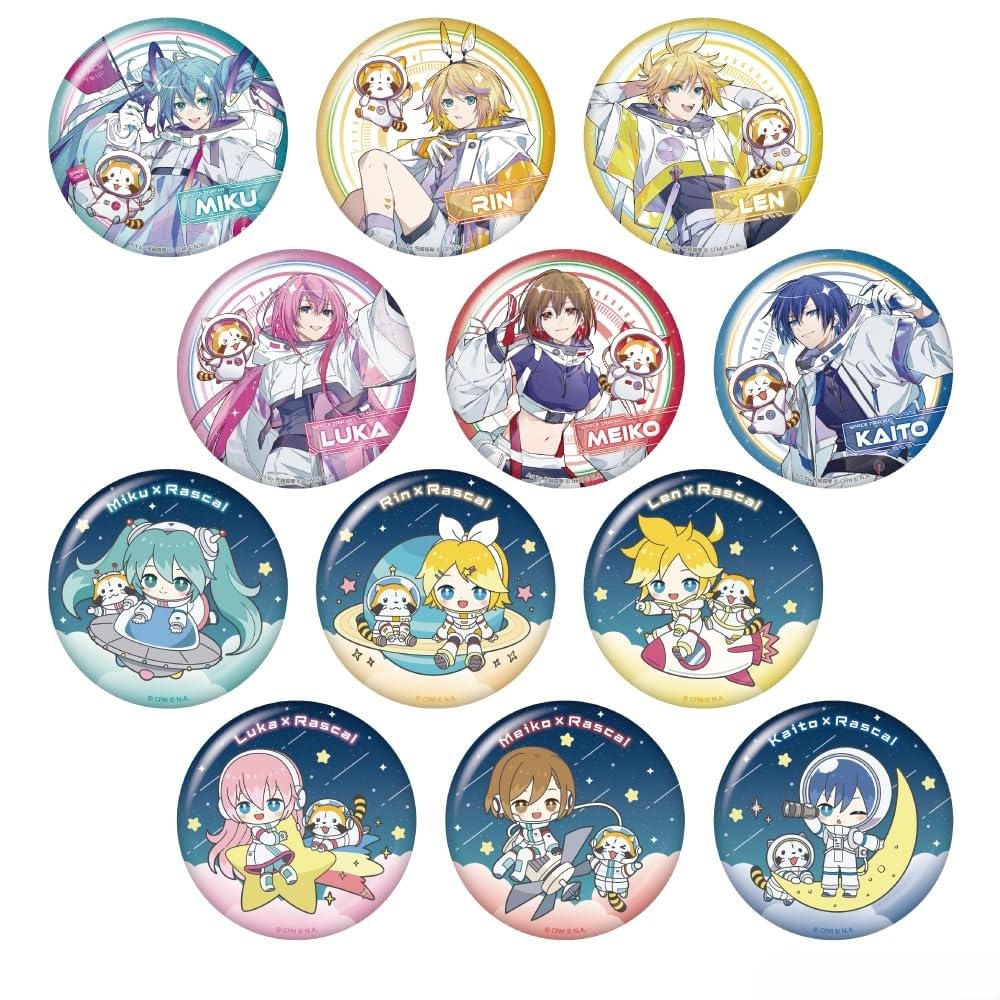 

Коллекция значков Hatsune Miku x Rascal 2024 Okkime Can (BOX)