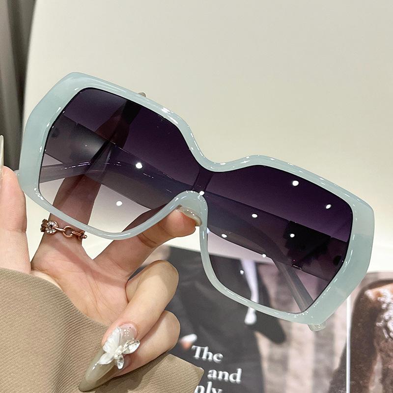 Men'S And Women'S Fashion Large-Frame Resin Sunglasses Driving Uv Protection Uv400 Sunglasses Tide