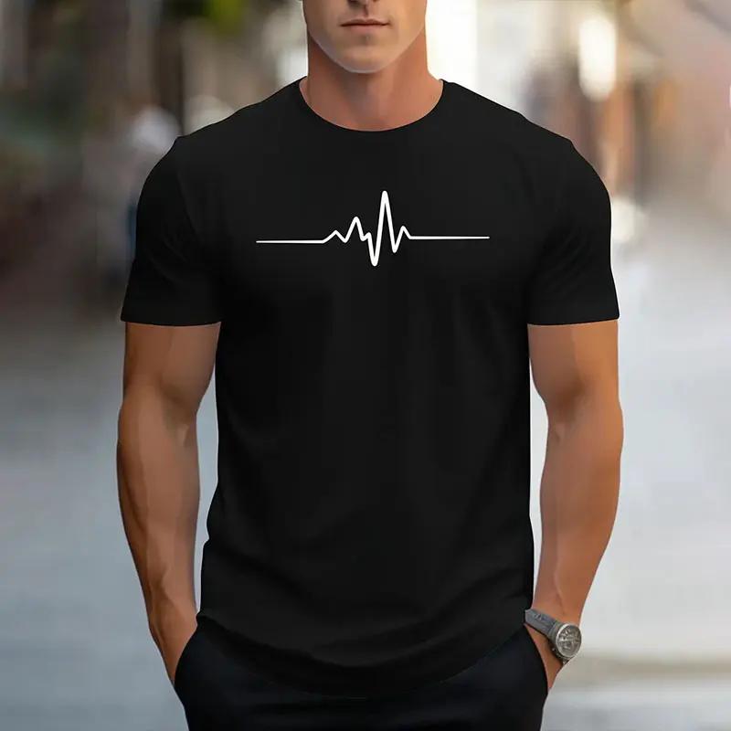 

Летняя футболка с круглым вырезом, 3D-принтом с креативной графикой, модная повседневная мужская футболка с короткими рукавами 3XL