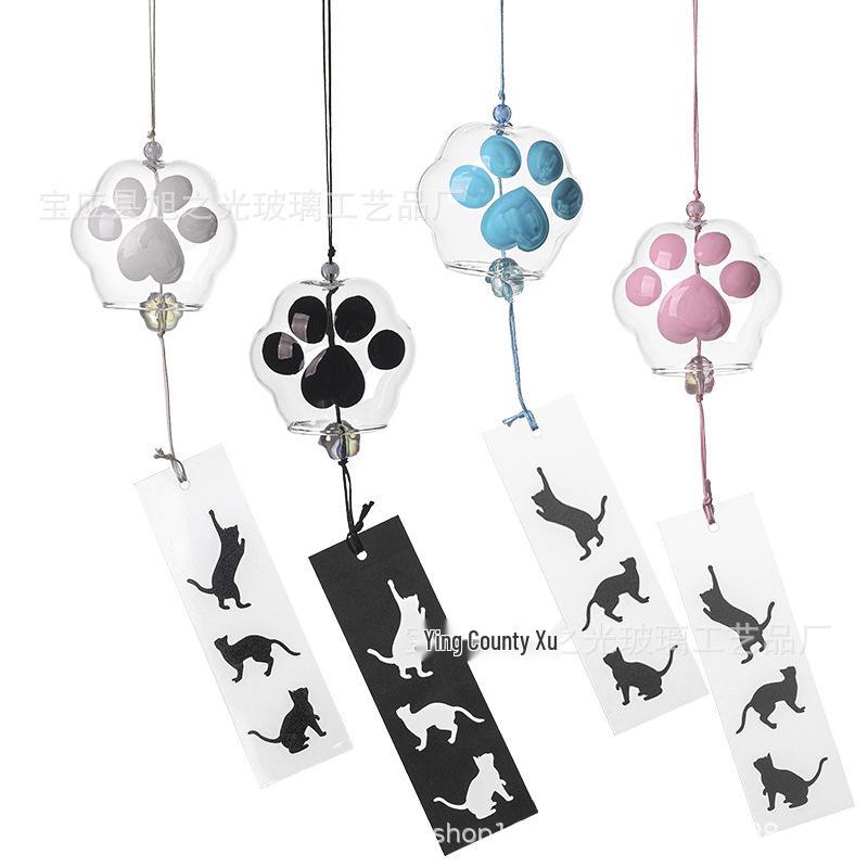 Hand-Painted Glass Wind Chimes for Student DIY Projects and Outdoor Decor