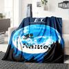 Et Moon Bicycle Adventure Night Sky Forest Customized Your Name Blanket Lightweight And Comfortable Warm Blanket Suitable For Bed Home Chair Office