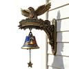 Eagle Desgin 250th Anniversary Commemorative Doorbell USA Flag Hangable Manual Ring Decorative Bell for Collectors and Patriotic
