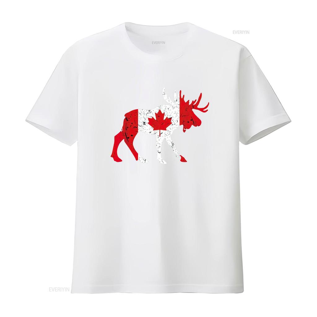 Maple Leaf Animal Canadian Flag Canada T Shirt Black 3X Large vintage Washed Unisex designer clothes Soft Comfortable Stretched