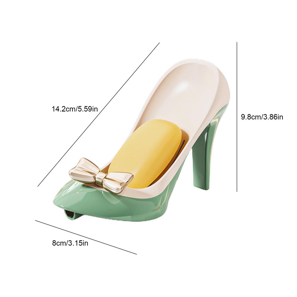 Suction Cup Soap Dish Shower Soap Holder High Heels Soap Box Keep Soap Dry Holder Bathtub Soap Holder Corner Soap Dish For