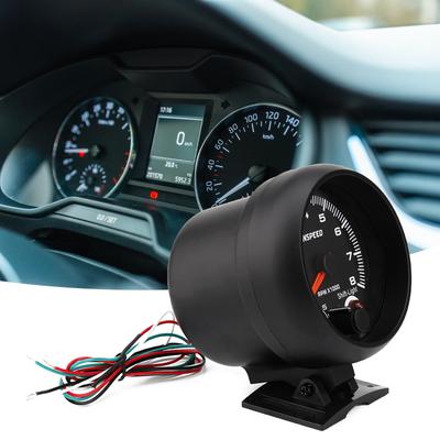 Modification Accessories Replacement RPM Tachometers 3.75in Electrical Tachometer RPM Gauge for 4/6/8 Cylinder Vehicle