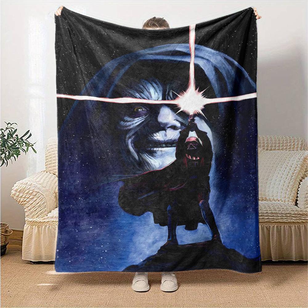 Star Wars Blanket Soft Cozy Suitable for Chair Couch Office Chair Four Seasons Multipurpose Modern Style Gift for Travel Home Birthdays