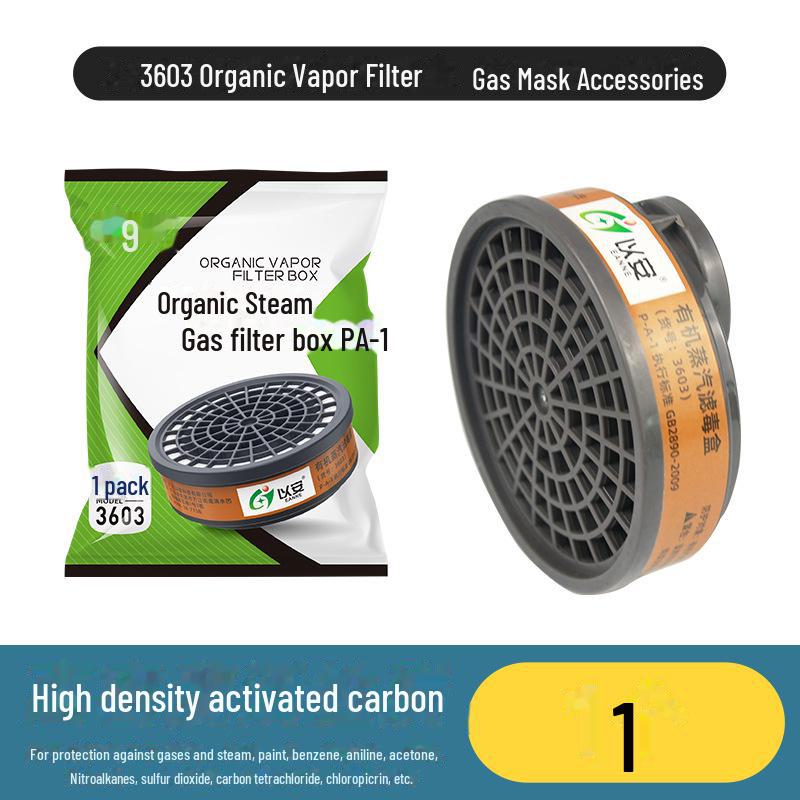Activated Carbon Protective Mask for Paint, Dust, and Chemicals