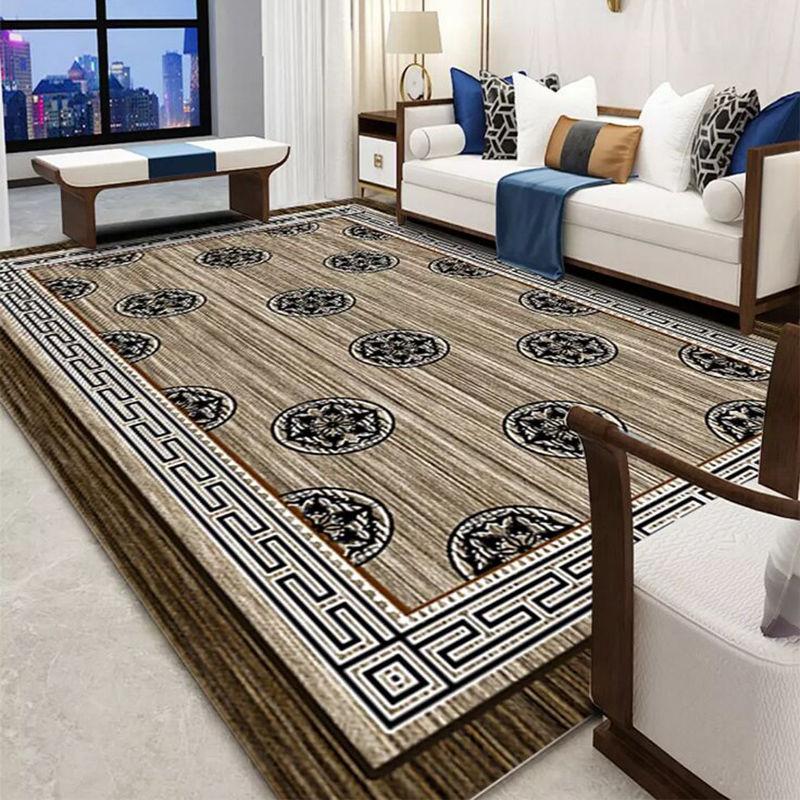 New Chinese Carpet Living Room Chinese Style Household Anti-Skid Bedroom Bedside Study Floor Mat Tea Table Blanket
