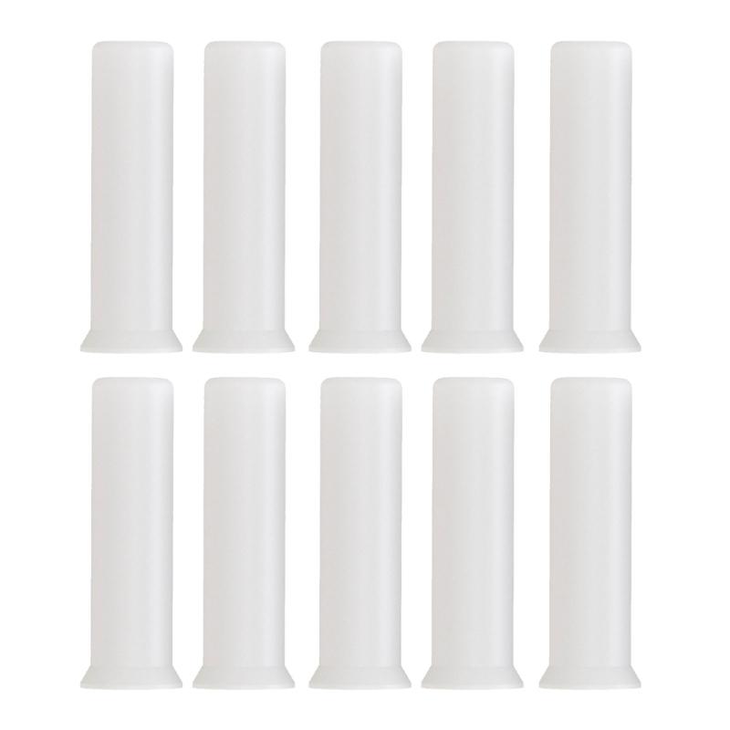 

Pack of 10 Silicone No Drill Keychain Pendants Weatherproof Keyring Attachments for DIY Craft Jewelry Accessories