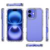 For iPhone 16 Case Acrylic+TPU Clear Phone Cover (Big Lens Hole)