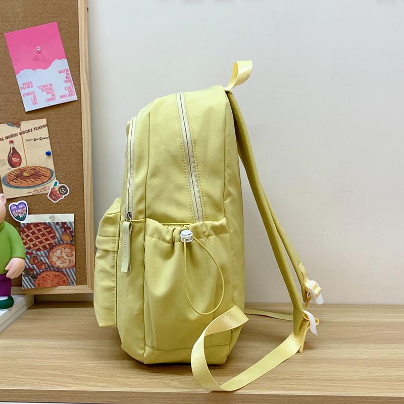 College Style Backpack Junior High School Student Schoolbag Women's Lightweight Travel Backpack