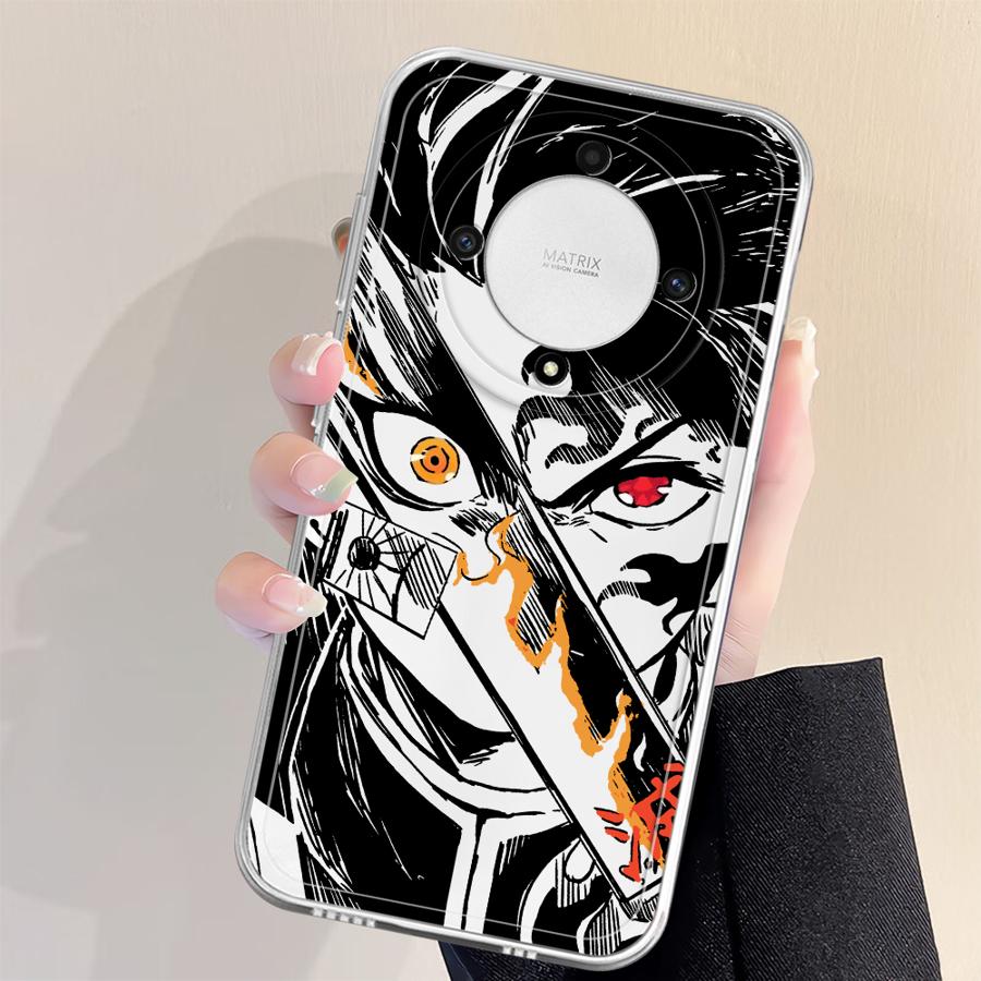 Soft Phone Cover Case for Honor X9a 90 Lite X8a X7b X9b X8b X8 Hot D-emon Anime S-layer
