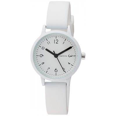 [Fieldwork] Watch Analog Small Silicone Belt YM006-1 Women's White