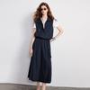 Damen Retro Arbeitskleidung Ärmellose Weste & Rock Set