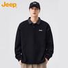Jeep Men's Autumn/Winter Loose Fit Polo Collar Sweatshirt