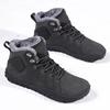 Neue Winter Herrenstiefel Wasserdichte Schneestiefel Outdoor Rutschfest Barfußstiefel Winter Warm Lässige Sneaker Plüsch Warme Baumwollschuhe