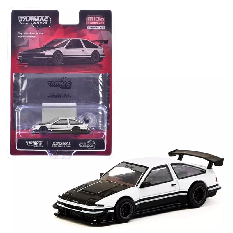 

tarmac works 1/64 toyota sprinter Trueno AE86 wide body by Jon Sibal With trading card Tarmac Works Sprinter Trueno MiJo limited [product]