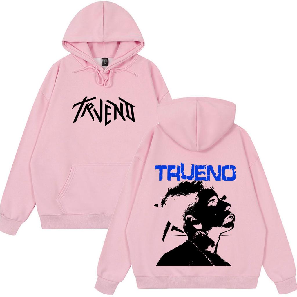 Rapper Trueno Album Tour 2026 Graphic Print Hoodie Unisex Fashion Pullover Long Sleeves Casual Oversized Fan Gifts Sweatshirt