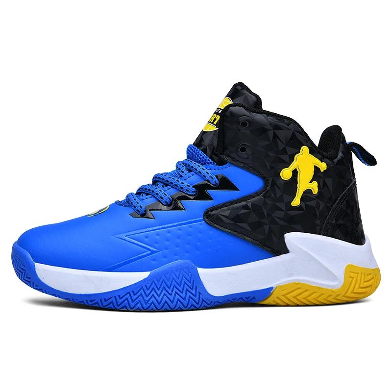 Nye Herre Basketballsko Originale Profesjonelle Høykvalitets Pustende Basketballstøvler Komfortable Atletiske Demping Sklisikre