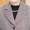 Spring small suit clothes women's plaid top wife blazer