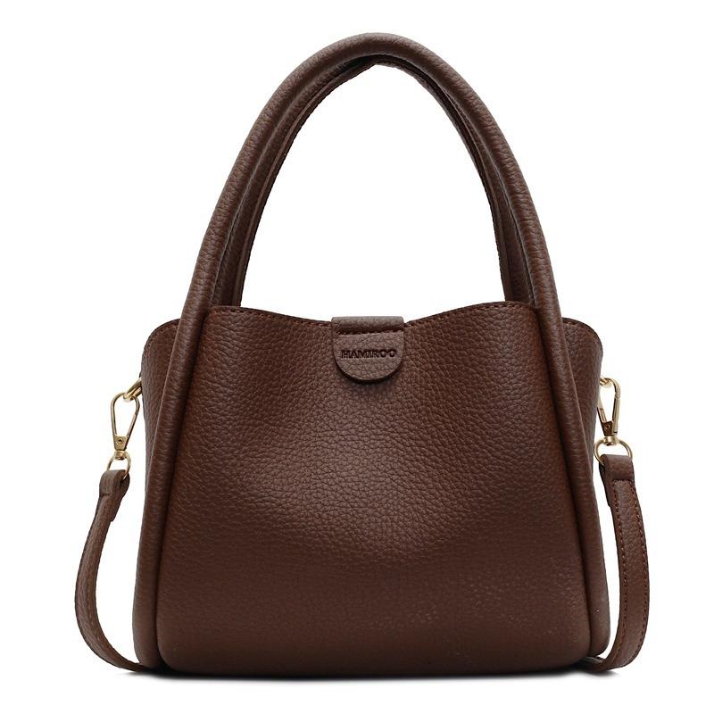 Bucket Bag Women's New Spring and Summer Niche High-end Commuting Versatile Single Shoulder Messenger Bag Solid Color Women's Bag Small