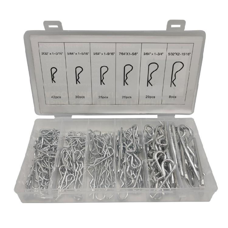 150Pcs Spring Steel Safety Split Clip Replacement Retainer Pins Retaining Pins Tractor Cotter Pins Easy Installation