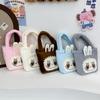 Cute Cartoon Plush Handbag For Kids Large Capacity Lightweight Stylish Nylon Bag